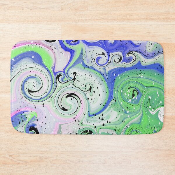 Item preview, Coral Swirl - Fluid Pour Painting designed and sold by Printpix.
