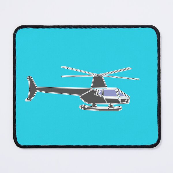 Item preview, Dark Gray Helicopter Light Aircraft designed and sold by RioCariocaClub.