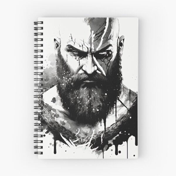 Item preview, God of war Kratos Face Ink Brush designed and sold by ClonePingui.