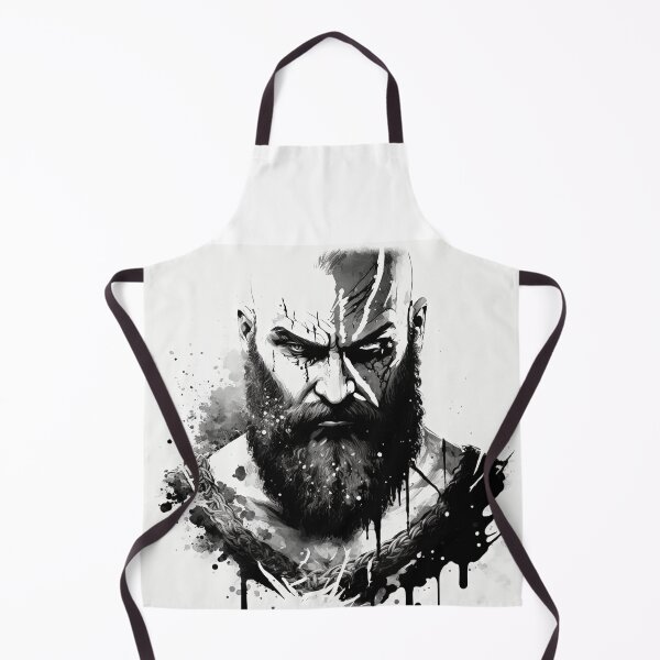 Item preview, God of war Kratos Face Ink Brush designed and sold by ClonePingui.