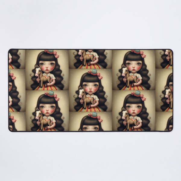 Horse Lover Girl Desk Mat