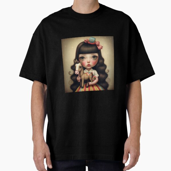 Horse Lover Girl Oversized T-Shirt