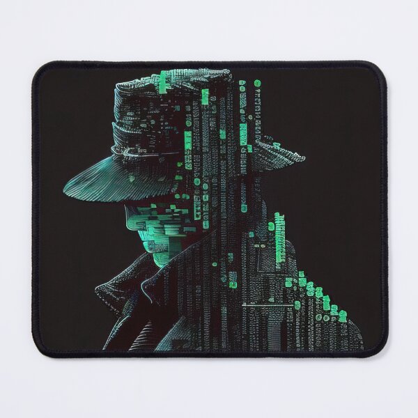 Item preview, Pixel art black hat hacker designed and sold by RK - Shop.