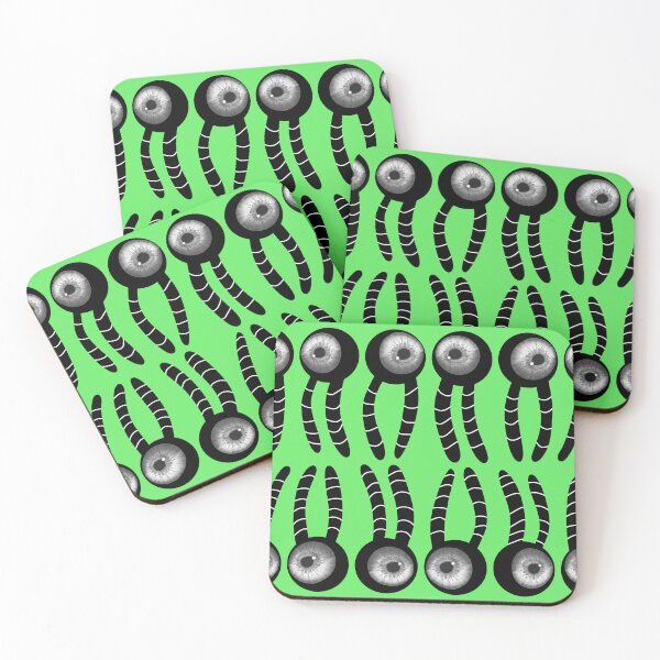 Item preview, Cellular membrane with eyes, green background designed and sold by Osher-BioArt.