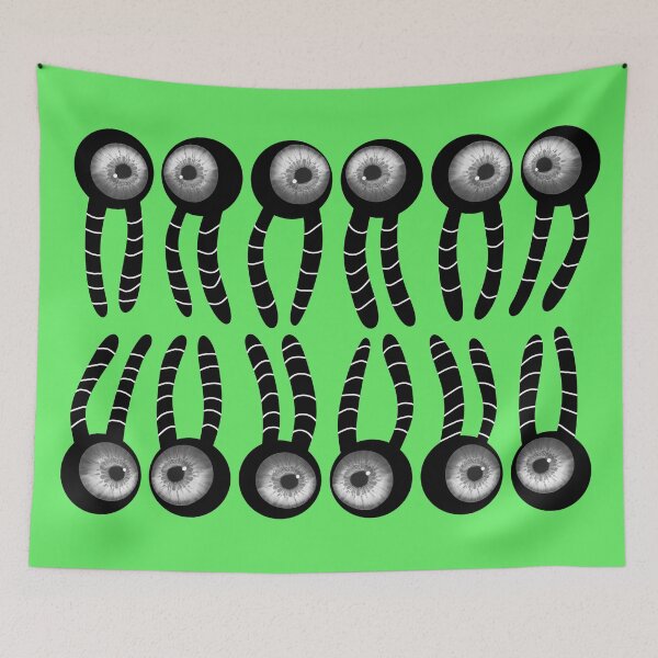 Item preview, Cellular membrane with eyes, green background designed and sold by Osher-BioArt.
