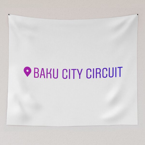 Item preview, Instagram Location Sticker of Baku City Circuit designed and sold by BubbleManShop.