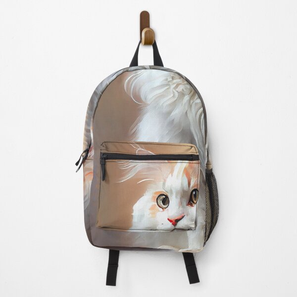 Item preview, Turkish Angora Cat- Oil paint designed and sold by ABArtByAlexST.