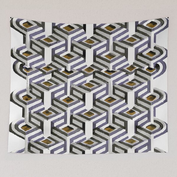 Item preview, Geometric 3D Pattern designed and sold by Bakesales.