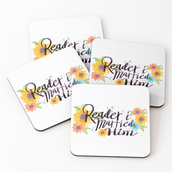 Item preview, Reader I Married Him Watercolor Flowers designed and sold by MandyRosko.