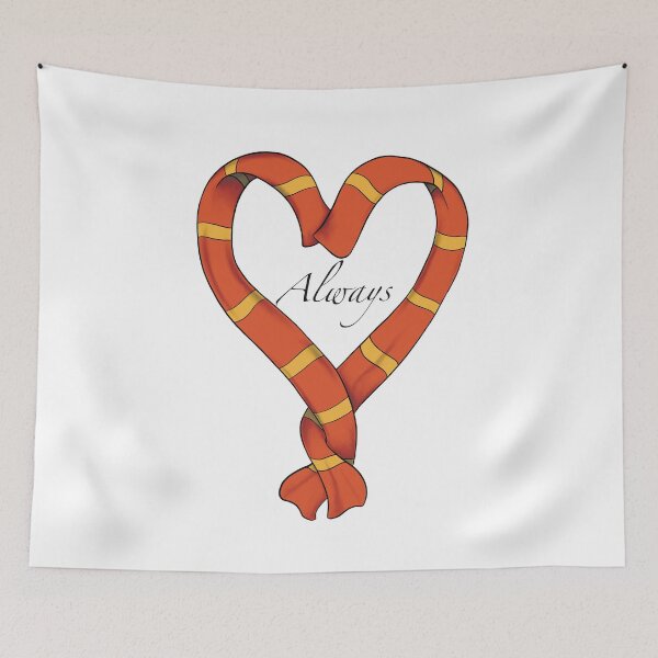 Item preview, Wizard Red Lion House Scarf Heart designed and sold by ShelleebeeArt.