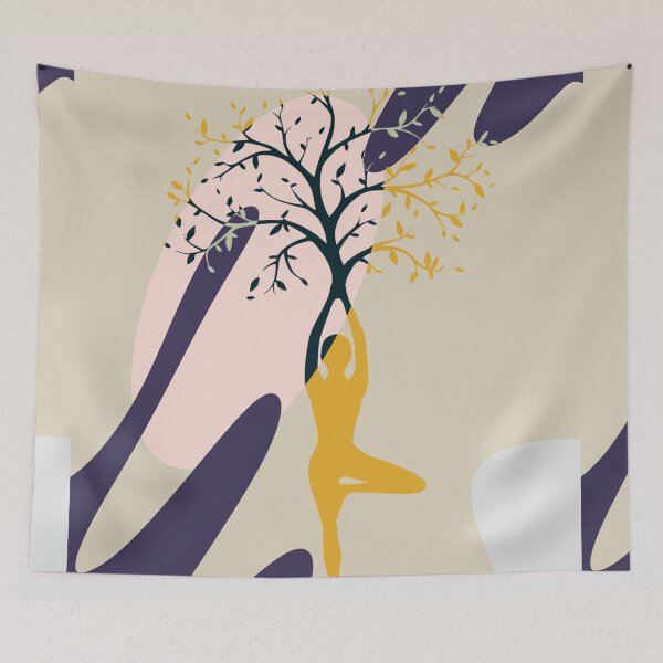 Item preview, Namaste yoga relaxing artwork  designed and sold by TipTopTapo.