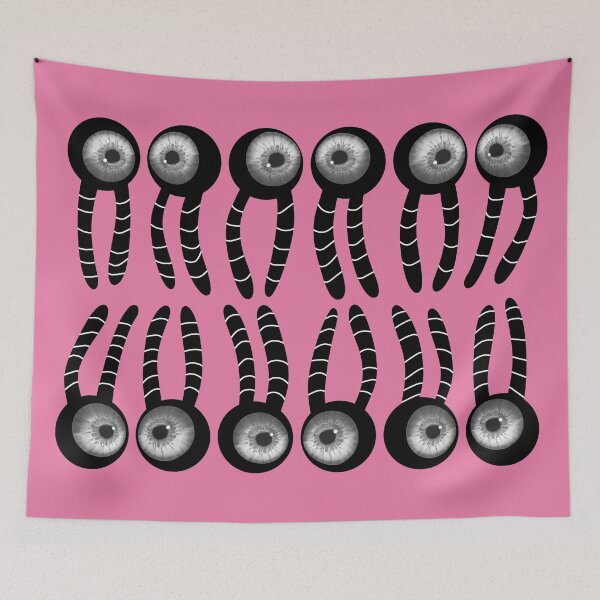 Item preview, Cellular membrane with eyes, pink background designed and sold by Osher-BioArt.
