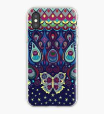 Midnight butterflies - Bohemian pattern by Cecca Designs iPhone Case