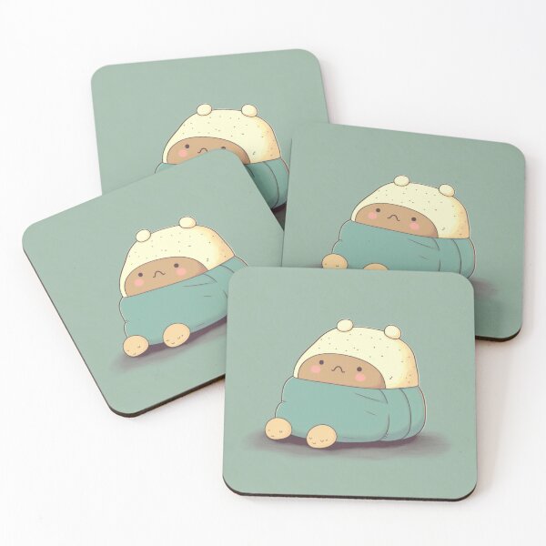 Item preview, cozy lazy potato in warm blankets designed and sold by lysabird.