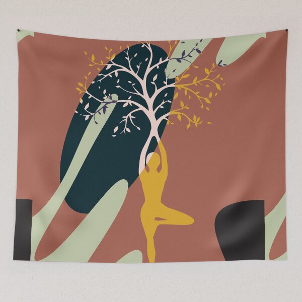 Item preview, Namaste yoga relaxing artwork  designed and sold by TipTopTapo.