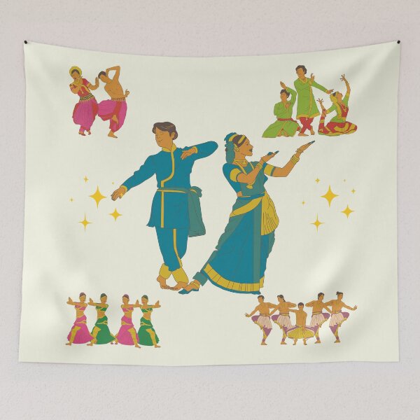 Item preview, Indian Dancers designed and sold by SparkzPress.
