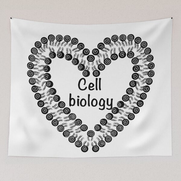 Item preview, Cell biology, white background designed and sold by Osher-BioArt.