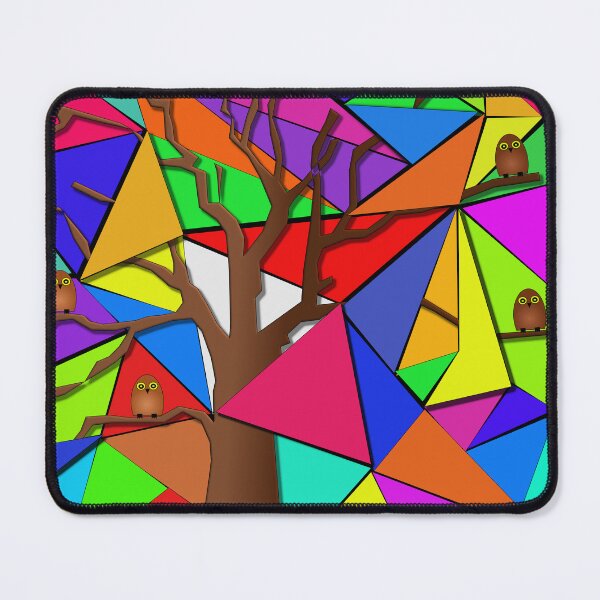 Item preview, Copy of Colorful Triangles with Tree designed and sold by jumapa.