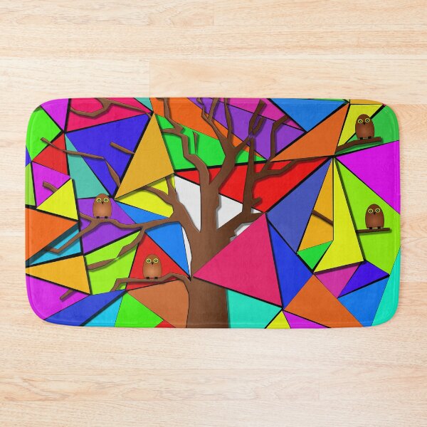 Item preview, Copy of Colorful Triangles with Tree designed and sold by jumapa.