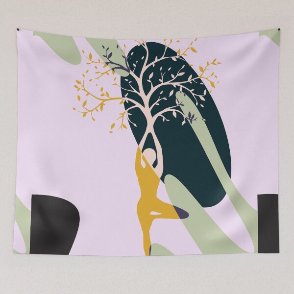 Item preview, Namaste yoga relaxing artwork  designed and sold by TipTopTapo.