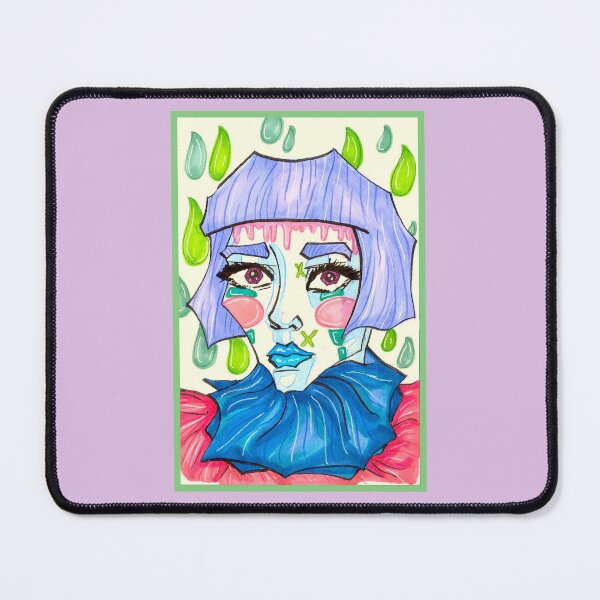 Item preview, Purple Hair Clown Girl designed and sold by Harold-Inks.