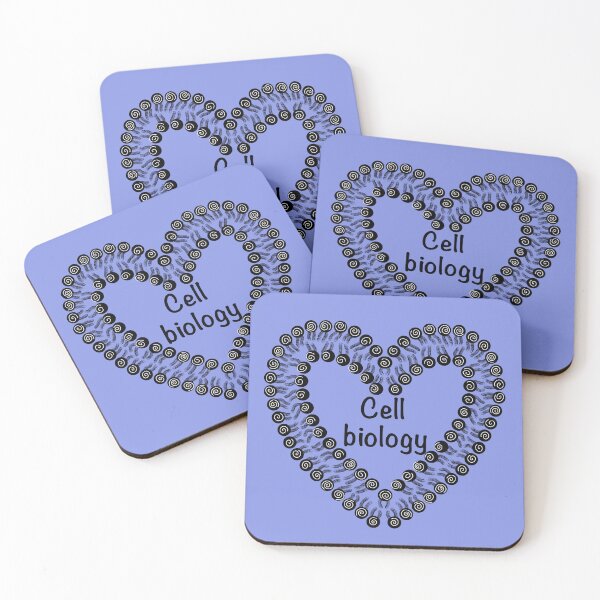 Item preview, Cell biology, blue background designed and sold by Osher-BioArt.
