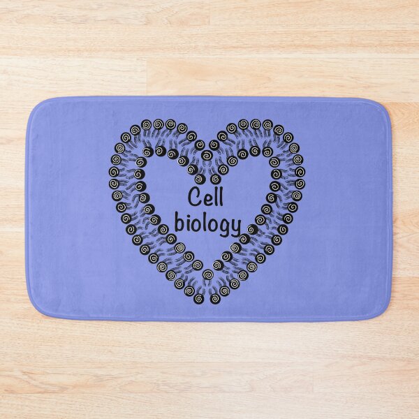 Item preview, Cell biology, blue background designed and sold by Osher-BioArt.
