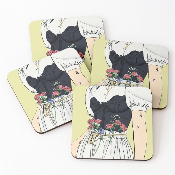 Item preview, collecting roses (black) designed and sold by missluludraws.