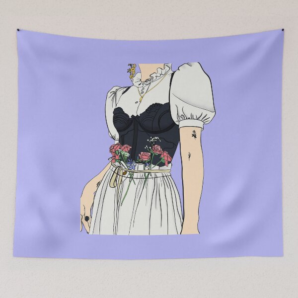 Item preview, collecting roses (black) designed and sold by missluludraws.