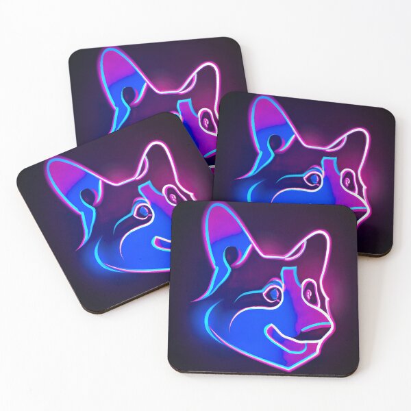 Item preview, Neon lit Corgi dog designed and sold by ASwissBear.