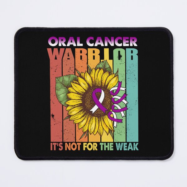 Item preview, Oral Cancer Warrior - IT IS NOT FOR THE WEAK designed and sold by Fernandezf.