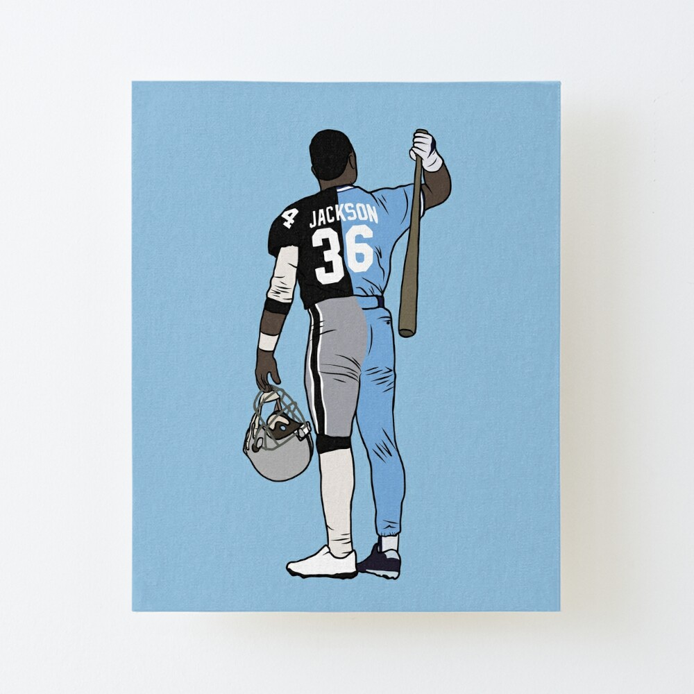 Bo Jackson, Kansas City Royals Art Photo Print