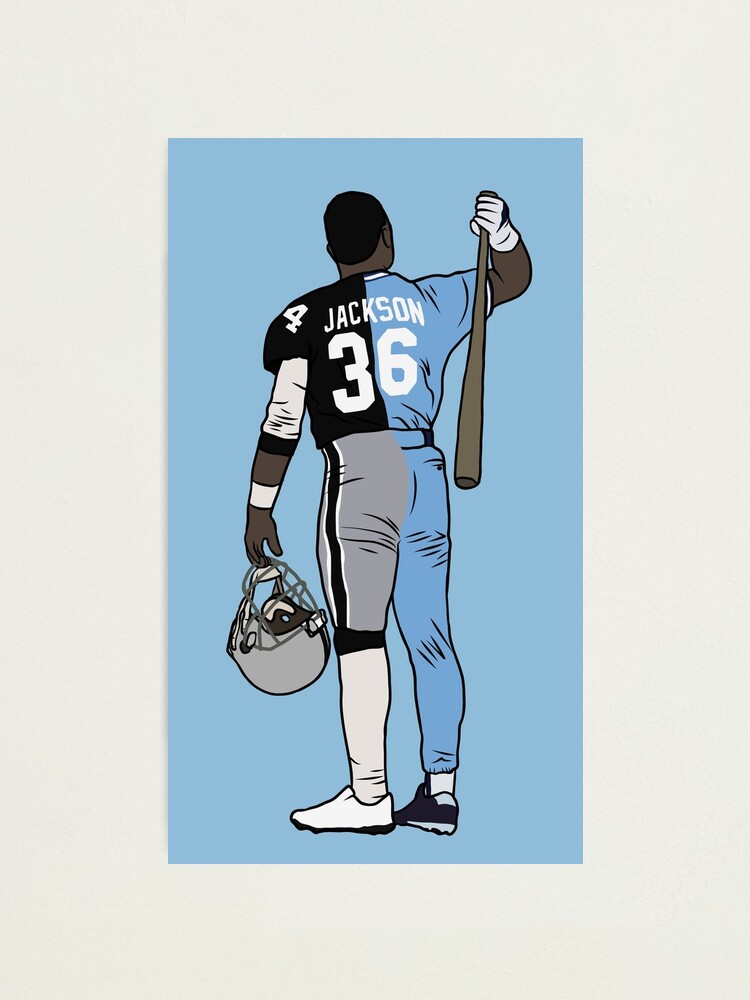 Bo Jackson Breaking A Bat Metal Print for Sale by RatTrapTees