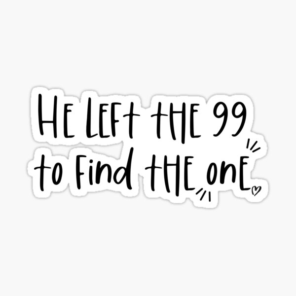 Item preview, He left the 99 designed and sold by Handdrawnbyzoe.