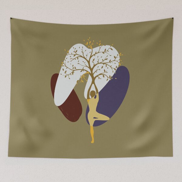 Item preview, Namaste yoga relaxing artwork  designed and sold by TipTopTapo.