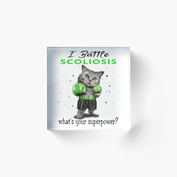 Item preview, Scoliosis Warrior - I Battle Scoliosis What Is Your Superpower? designed and sold by Jennpak.
