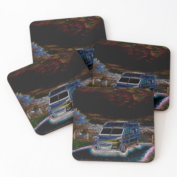 Item preview, Campervan Surreal Vivid Colours and Vibrant Design designed and sold by acceleratorhams.