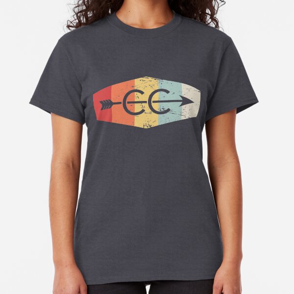 Retro Vintage Cross Country Logo Classic T-Shirt
