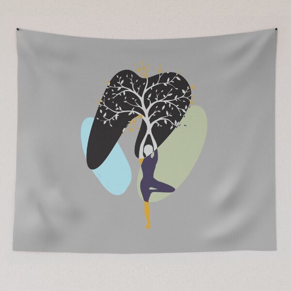 Item preview, Namaste yoga relaxing artwork  designed and sold by TipTopTapo.