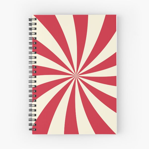 Artikelvorschau, Rotes und weißes Strudel-Zirkus-Muster entworfen und verkauft von Pattern1design.