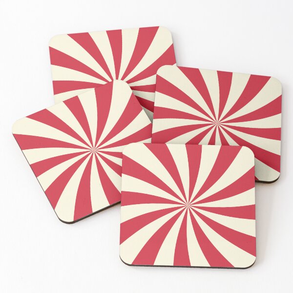Item preview, Red And White Swirl Circus Pattern designed and sold by Pattern1design.