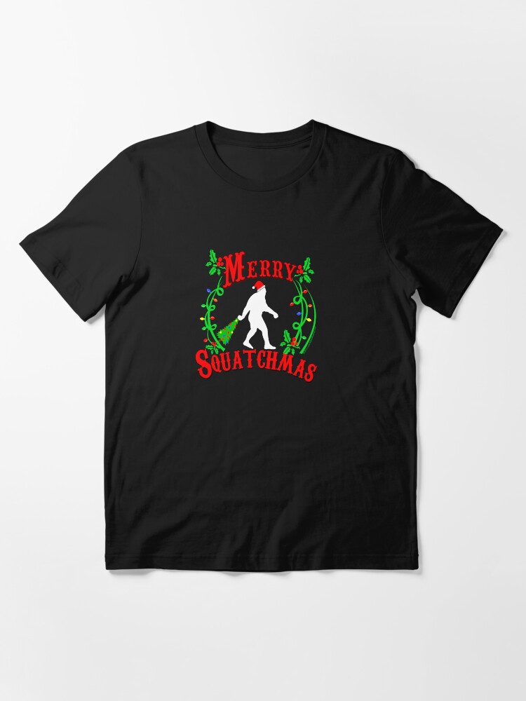 Alternate view of Merry Squatchmas Essential T-Shirt