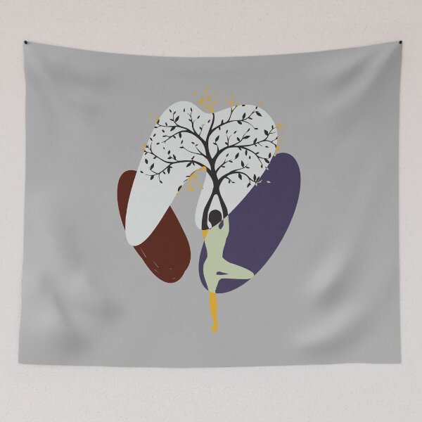 Item preview, Namaste yoga relaxing artwork  designed and sold by TipTopTapo.