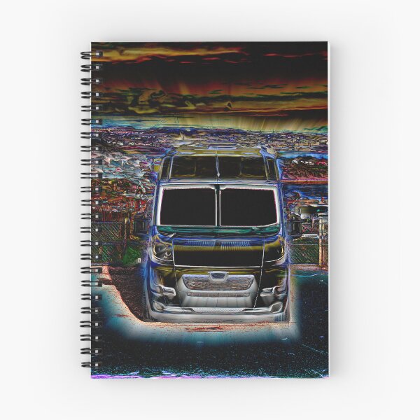 Item preview, Van Conversion Campervan Surreal Vivid Colours and Sky on Fire designed and sold by acceleratorhams.