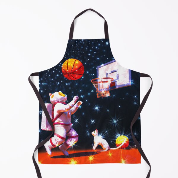 Aperçu de l'œuvre Chat astronaute joue au Basketball  créée et vendue par Astralia.