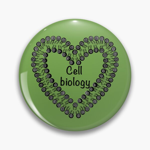 Item preview, Cell biology, green background designed and sold by Osher-BioArt.