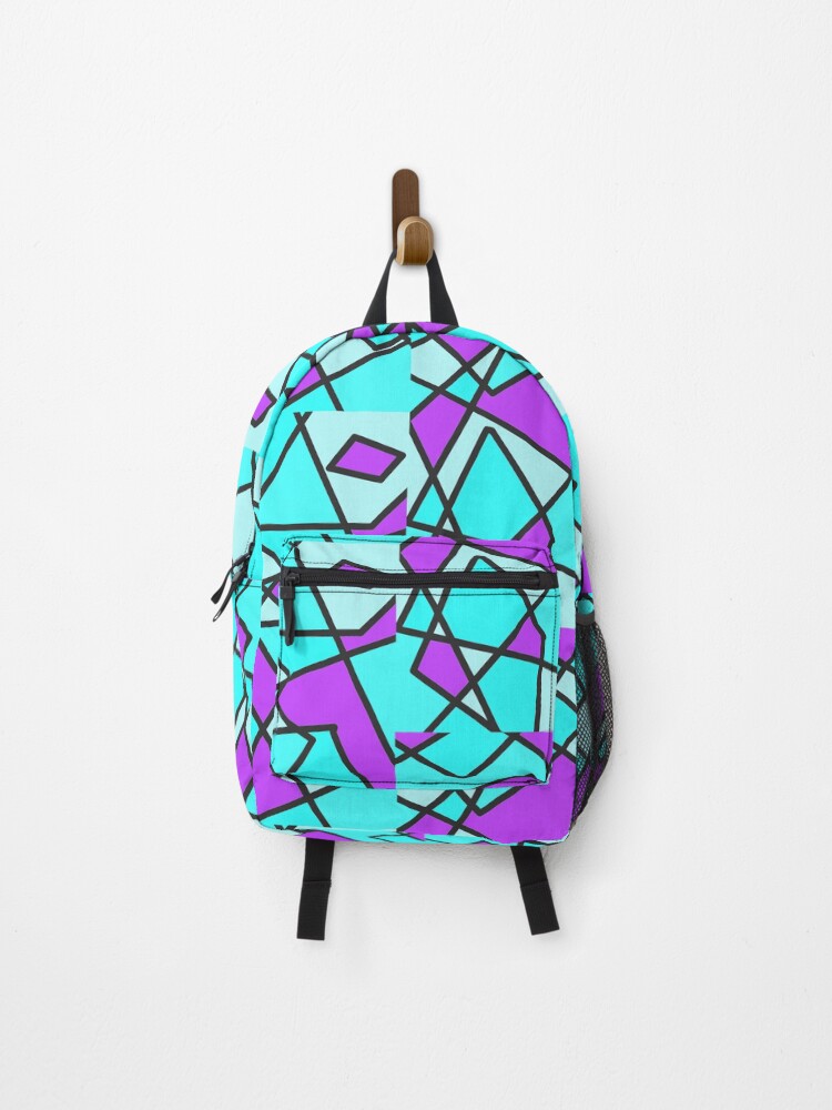 Thumbnail 1 of 3, Backpack, Mosaic Abstract #2 designed and sold by awsomepatterns.