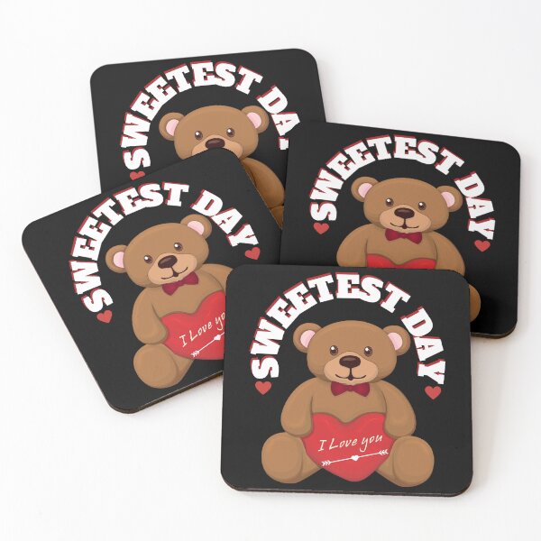 Item preview, valentine's day brown bear with red heart designed and sold by OMG Outfits .