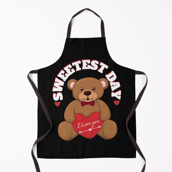 Item preview, valentine's day brown bear with red heart designed and sold by OMG Outfits .