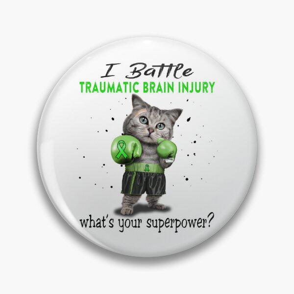 Item preview, Traumatic Brain Injury Warrior - I Battle Traumatic Brain Injury What Is Your Superpower? designed and sold by Jennpak.